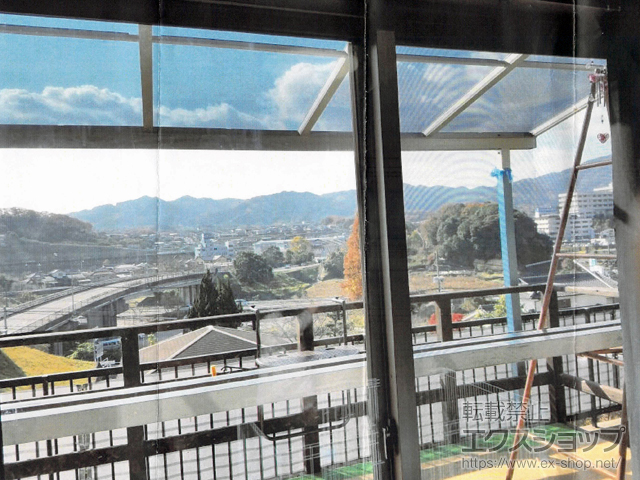 大分県大分市ののテラス屋根 ヴェクターテラス F型 テラスタイプ 単体 積雪〜20cm対応 施工例