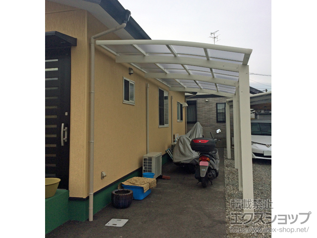 佐賀県佐賀市ののカーポート レイナポートグラン 延長　積雪〜20cm対応 施工例