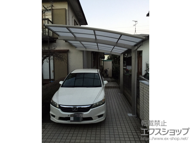 茨城県守谷市ののカーポート プレシオスポート 積雪〜20cm対応 施工例