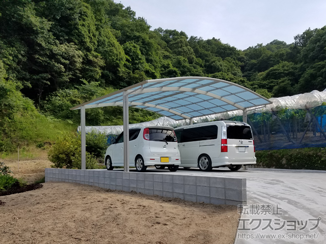 岡山県倉敷市ののカーポート レイナツインポートグラン　積雪〜20cm対応 施工例