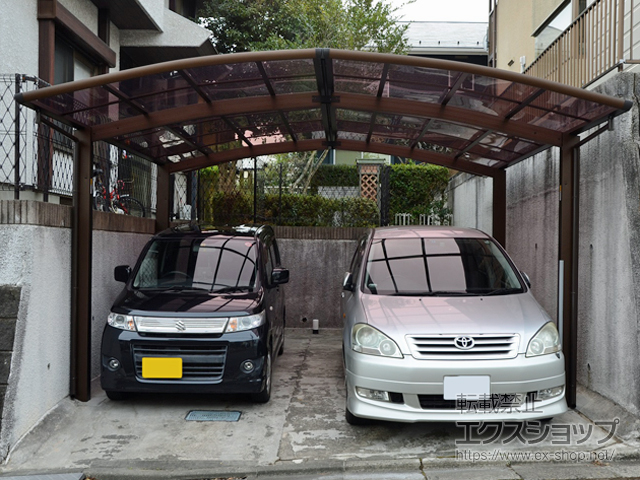 宮城県仙台市ののカーポート レイナポートグラン M合掌　積雪〜20cm対応 施工例