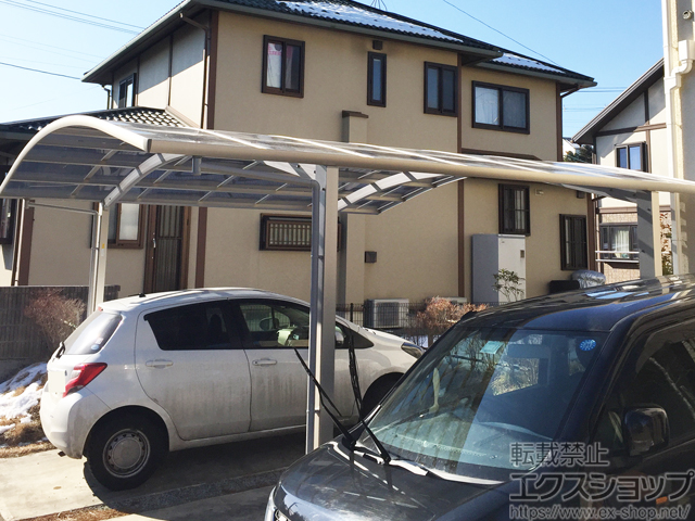 宮城県名取市ののカーポート レイナツインポートグラン　積雪〜20cm対応 施工例