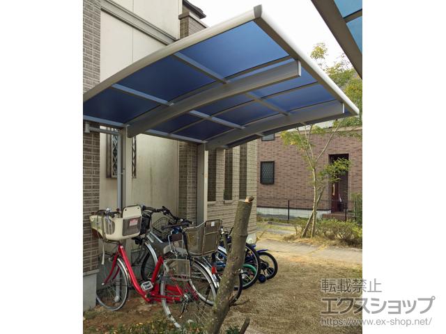 福岡県小郡市ののサイクルポート・駐輪場 プレシオスポート ミニ 積雪〜20cm対応 施工例