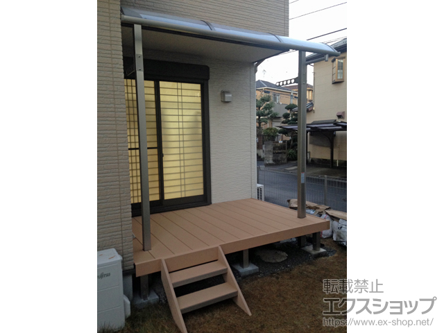 千葉県船橋市ののウッドデッキ リウッドデッキ 200 施工例