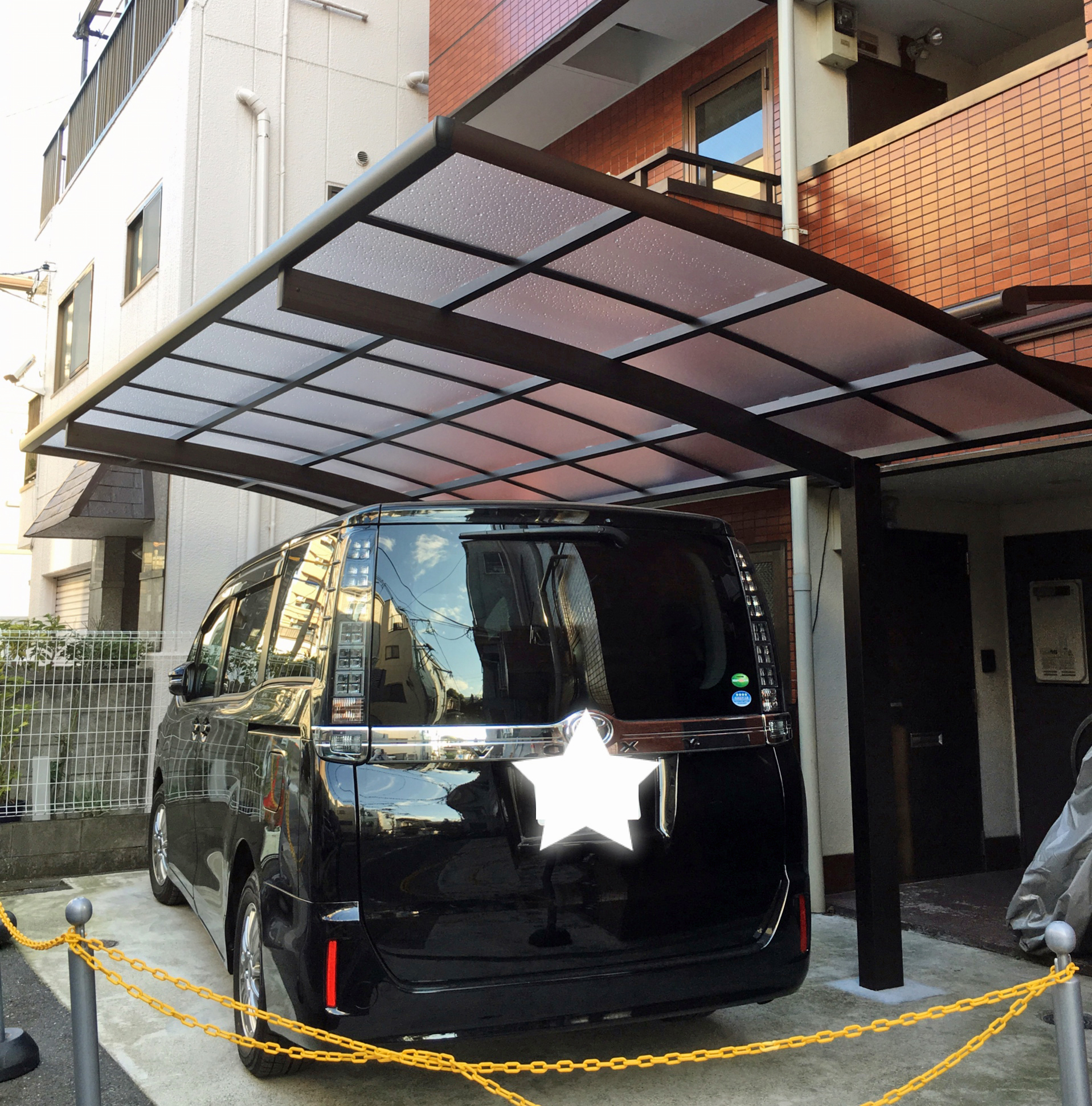 東京都江東区ののカーポート レイナポートグラン　積雪〜20cm対応 施工例