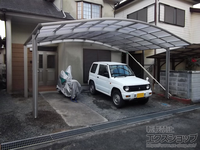 京都府亀岡市ののカーポート レイナツインポートグラン　積雪〜20cm対応 施工例