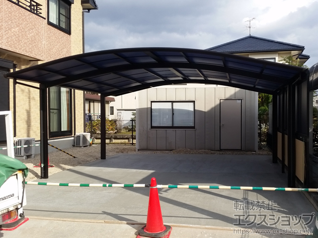 佐賀県佐賀市ののカーポート レイナツインポートグラン　積雪〜20cm対応 施工例