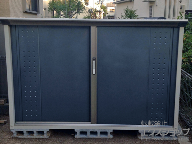 大阪府貝塚市のの物置・屋外倉庫 グランプレステージジャンプ一般型 (GP-175D-T-JG) 施工例