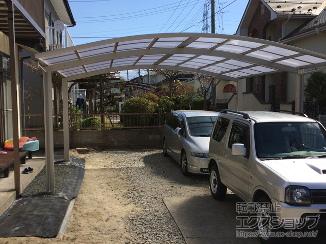 宮城県富谷市ののカーポート レイナツインポートグラン　積雪〜20cm対応 施工例