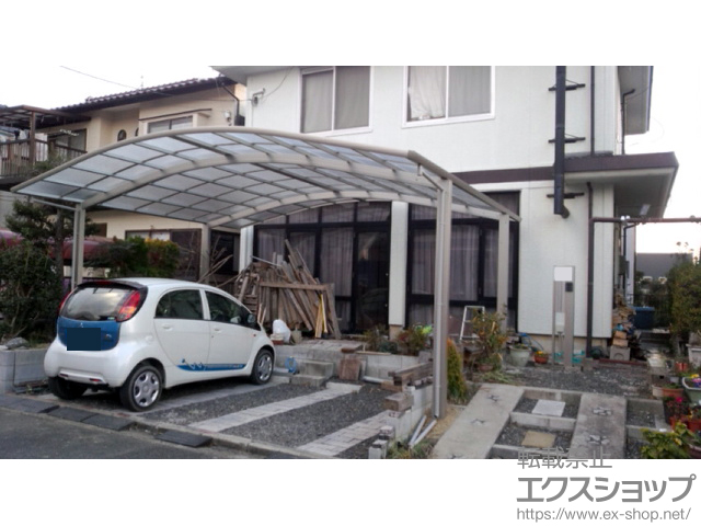 三重県名張市ののカーポート レイナツインポートグラン　積雪〜20cm対応 施工例