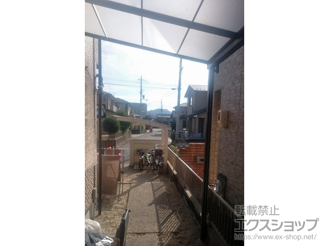 滋賀県野洲市ののサイクルポート・駐輪場 プレシオスポート ミニ 積雪〜20cm対応 施工例