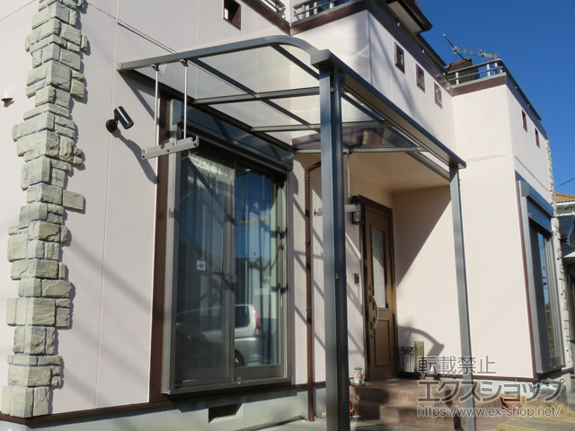 静岡県浜松市ののテラス屋根 スピーネ R型 テラスタイプ 単体 積雪〜20cm対応 施工例