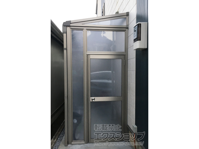 埼玉県さいたま市ののストックヤード スピーネストックヤードF型 パネルタイプ ヤード仕様 積雪〜20ｃｍ対応 施工例