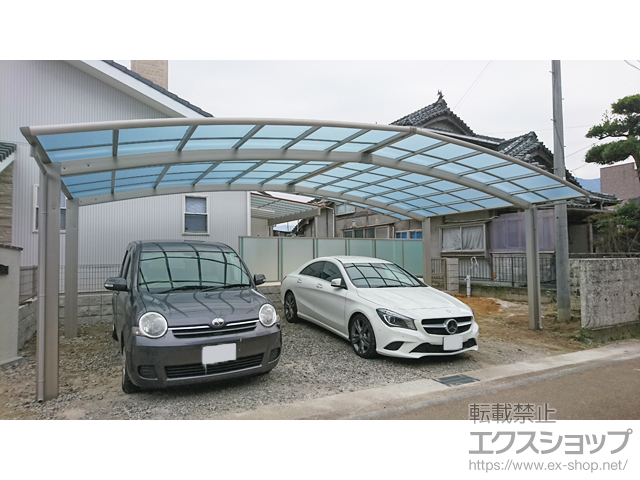 熊本県八代郡氷川町ののカーポート レイナトリプルポートグラン　積雪〜20cm対応 施工例