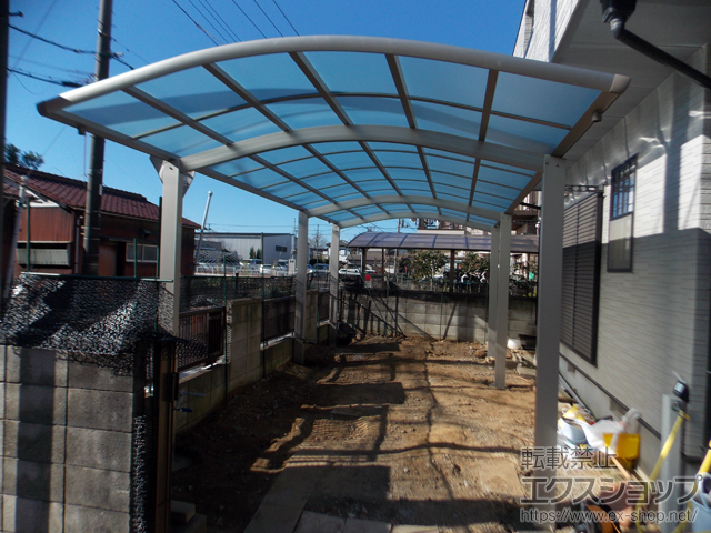 埼玉県三郷市ののカーポート レイナワンポートグラン 延長　積雪〜20cm対応 施工例