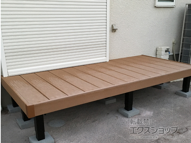 埼玉県川口市ののウッドデッキ リウッドデッキ 200 施工例