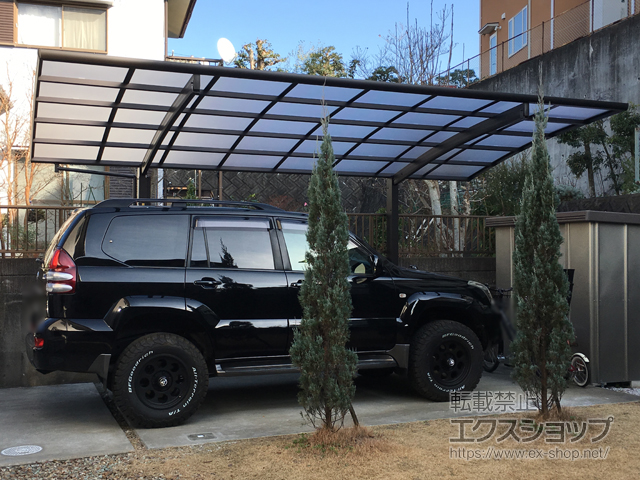 静岡県浜松市ののカーポート レイナポートグラン　積雪〜20cm対応 施工例