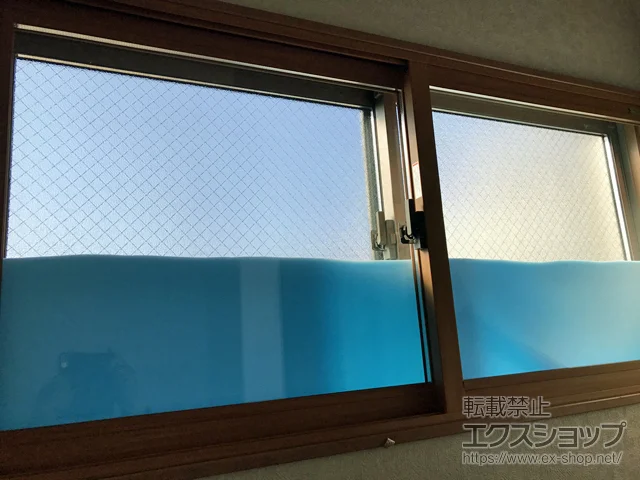 神奈川県厚木市のLIXIL リクシル（トステム）の内窓（二重窓・二重サッシ） インプラス ダストバリア仕様 引違い窓 2枚建 施工例