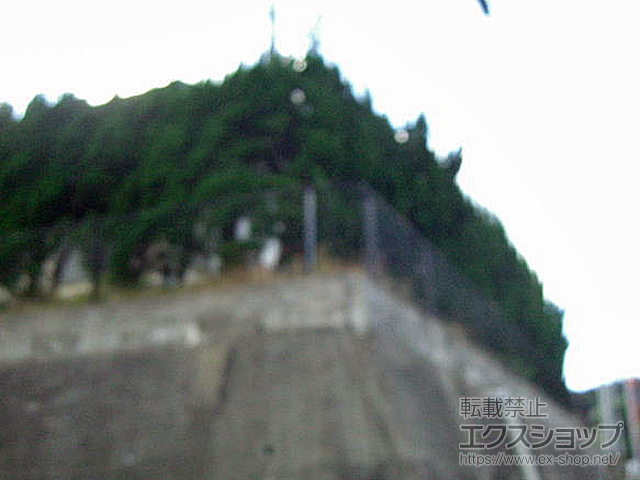 山口県下関市ののフェンス・柵 イーネットフェンス 2F型 自由柱施工 施工例