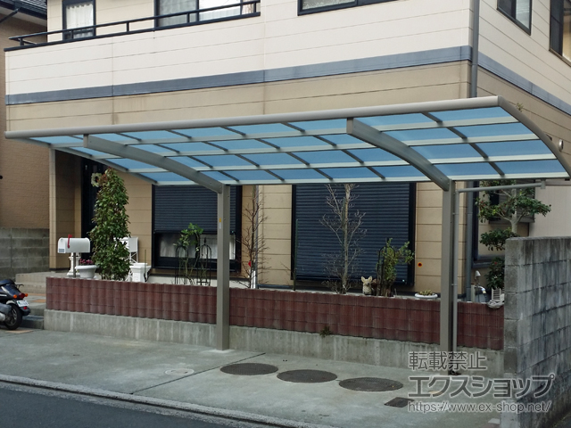 愛媛県大洲市ののカーポート レイナポートグラン　積雪〜20cm対応 施工例