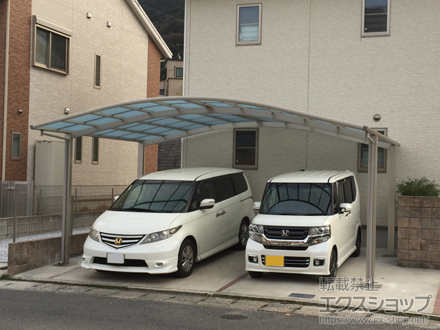 福岡県北九州市ののカーポート レイナツインポートグラン　積雪〜20cm対応 施工例