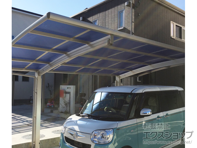 静岡県御殿場市ののカーポート プレシオスポート 積雪〜20cm対応 施工例