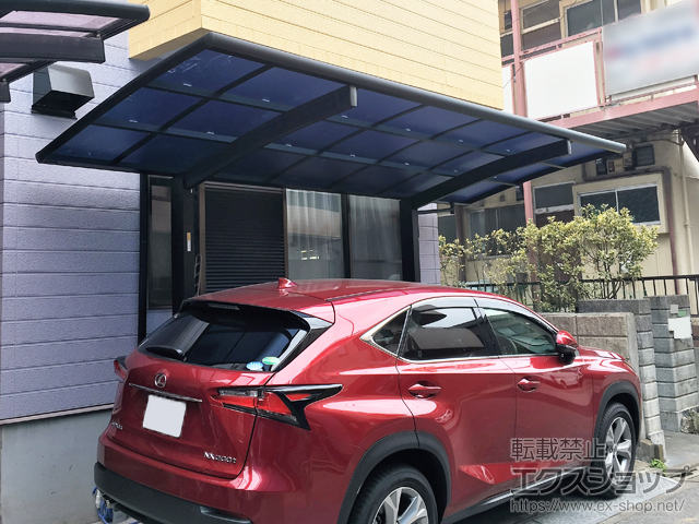 東京都足立区ののカーポート プレシオスポート 積雪〜20cm対応 施工例