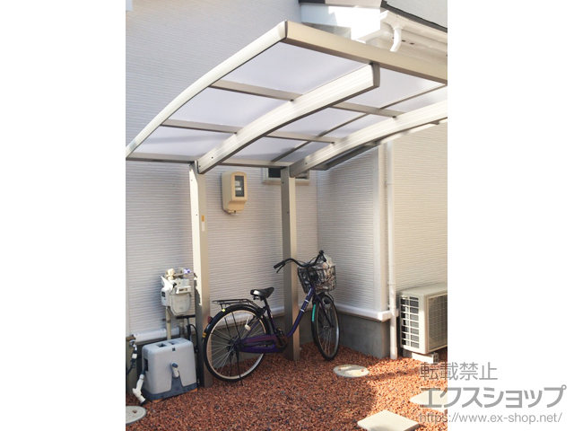静岡県静岡市ののサイクルポート・駐輪場 プレシオスポート ミニ 積雪〜20cm対応 施工例