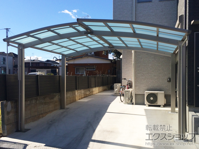 千葉県流山市ののカーポート レイナポートグラン M合掌　積雪〜20cm対応 施工例