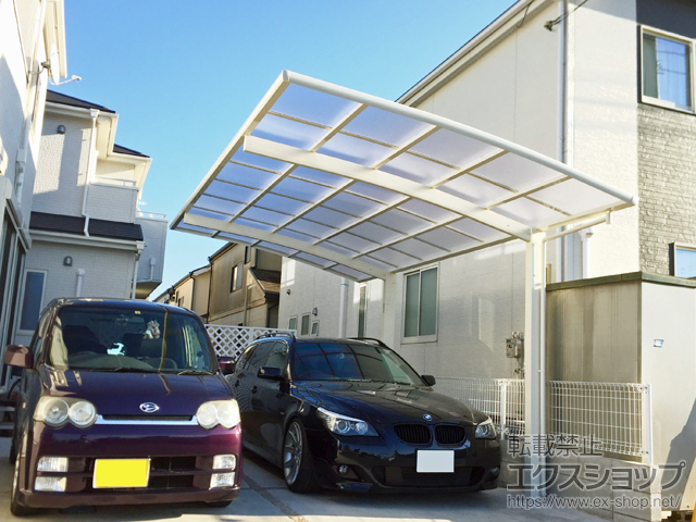 埼玉県川越市ののカーポート レイナポートグラン　積雪〜20cm対応 施工例