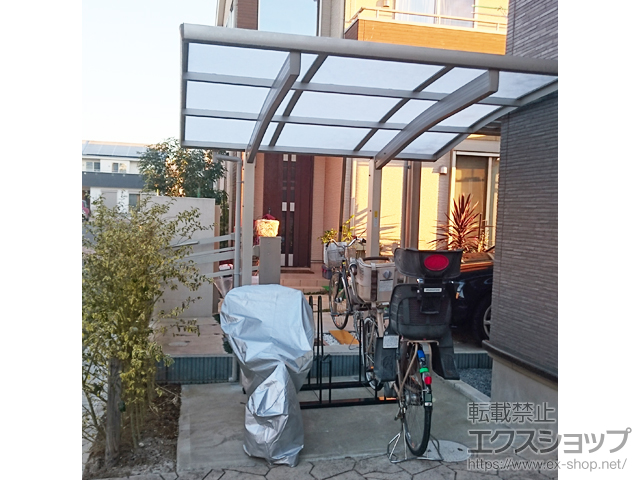 千葉県印西市ののサイクルポート・駐輪場 プレシオスポート ミニ 積雪〜20cm対応 施工例