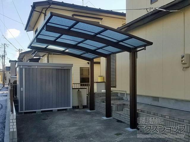宮城県塩竈市ののカーポート レイナポートグラン50 積雪〜50cm対応 施工例