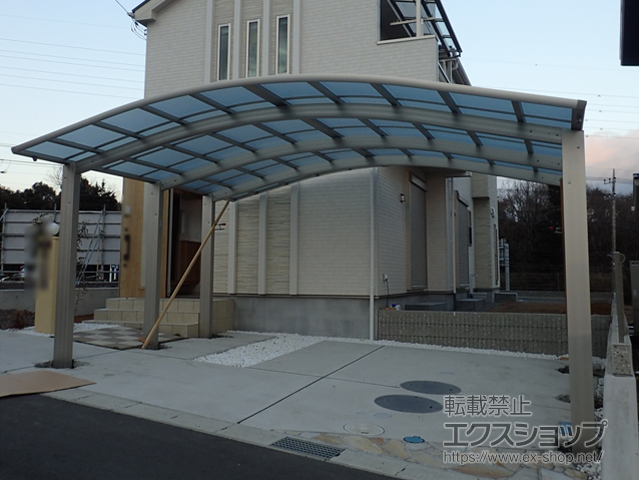 静岡県裾野市ののカーポート レイナツインポートグラン50 積雪50cm対応 施工例