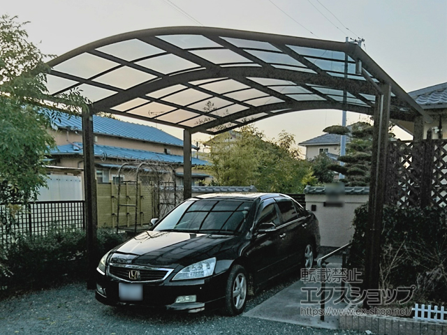 愛知県豊橋市ののカーポート レイナツインポートグラン　積雪〜20cm対応 施工例