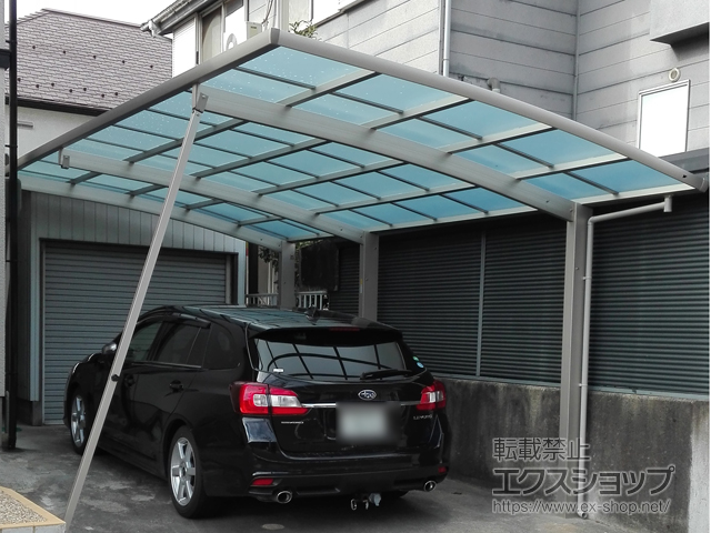 滋賀県彦根市ののカーポート レイナポートグラン 延長　積雪〜20cm対応 施工例