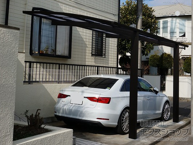 千葉県松戸市ののカーポート プレシオスポート 積雪〜20cm対応 施工例