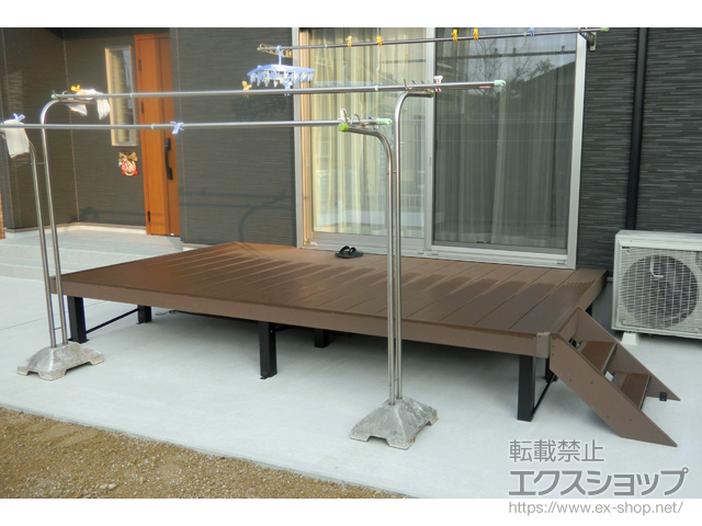 愛知県豊田市ののウッドデッキ マージウッドデッキ 施工例