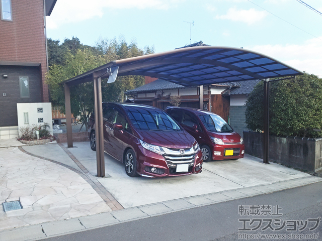 佐賀県三養基郡みやき町ののカーポート レイナツインポートグラン　積雪〜20cm対応 施工例