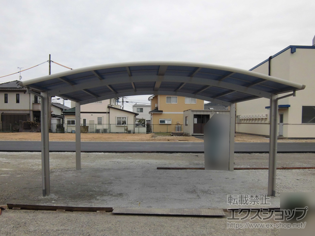 岡山県岡山市ののカーポート レイナツインポートグラン　積雪〜20cm対応 施工例
