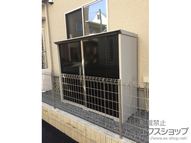 埼玉県熊谷市のの物置・屋外倉庫 グランプレステージジャンプ 一般型 (GP-196B-F-CK ) 施工例