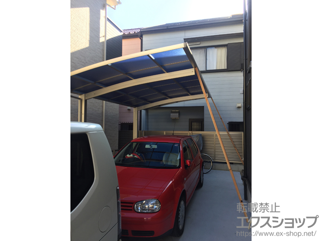 愛知県名古屋市ののカーポート プレシオスポート 積雪〜20cm対応 施工例