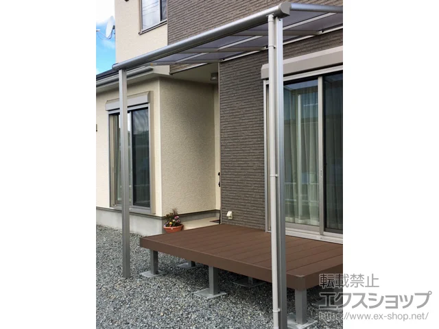 福島県南相馬市のValue Selectのウッドデッキ マージウッドデッキ 施工例