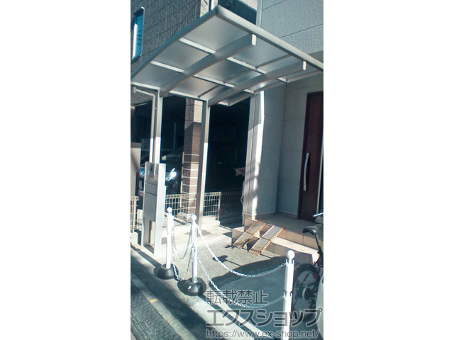 東京都立川市ののサイクルポート・駐輪場 レイナポートグランミニ 積雪〜20cm対応 施工例