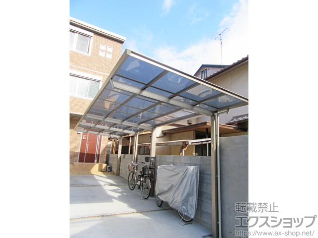 京都府京都市ののカーポート セルフィ 縦連棟 積雪〜20cm対応 施工例