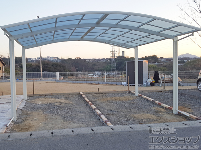 大分県大分市ののカーポート レイナツインポートグラン　積雪〜20cm対応 施工例