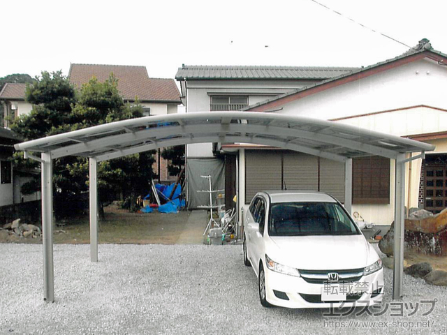 宮崎県延岡市ののカーポート レイナツインポートグラン　積雪〜20cm対応 施工例