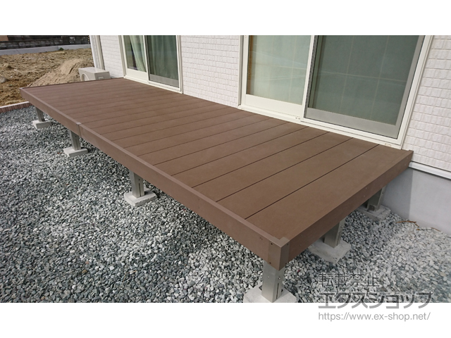 福島県いわき市ののウッドデッキ リウッドデッキ 200 施工例