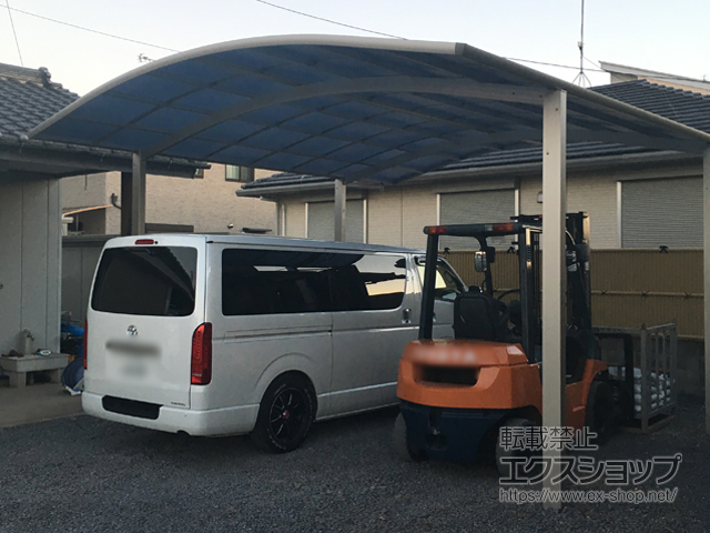 茨城県那珂市ののカーポート レイナツインポートグラン　積雪〜20cm対応 施工例