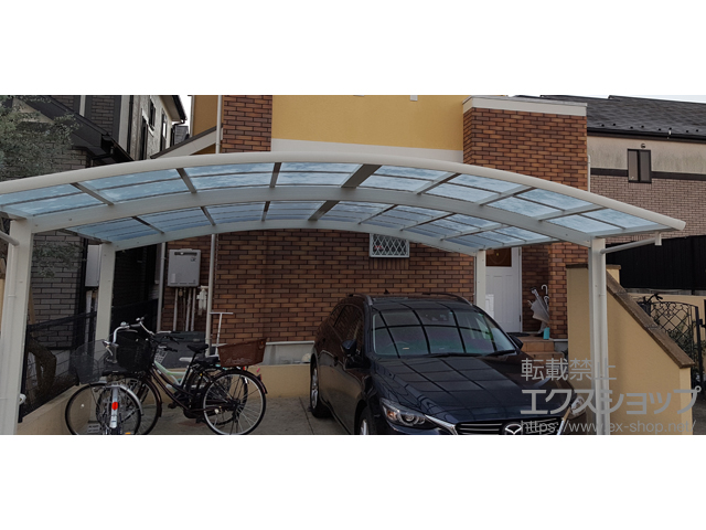 千葉県松戸市ののカーポート レイナツインポートグラン　積雪〜20cm対応 施工例