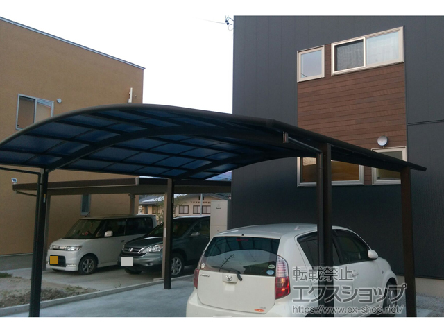 長野県飯田市ののカーポート レイナツインポートグラン　積雪〜20cm対応 施工例